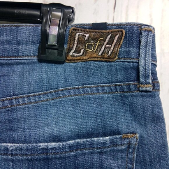 C of H Women's Button Straight Leg Blue Jeans - Picture 6 of 12